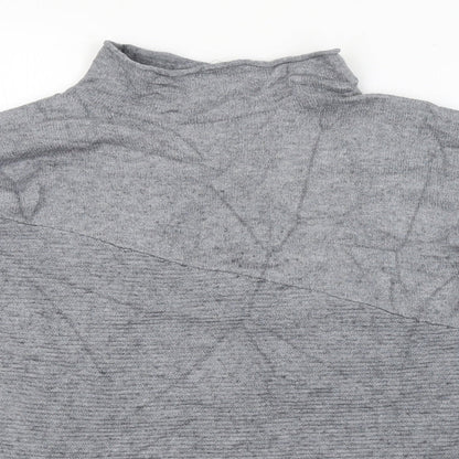 Womens UK Size L Preworn Grey Pullover Jumper