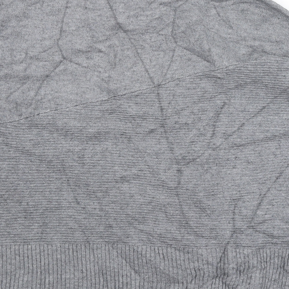 Womens UK Size L Preworn Grey Pullover Jumper