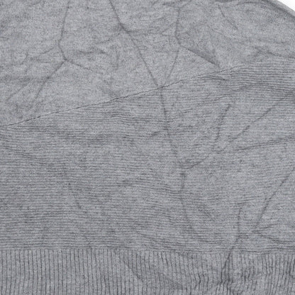 Womens UK Size L Preworn Grey Pullover Jumper