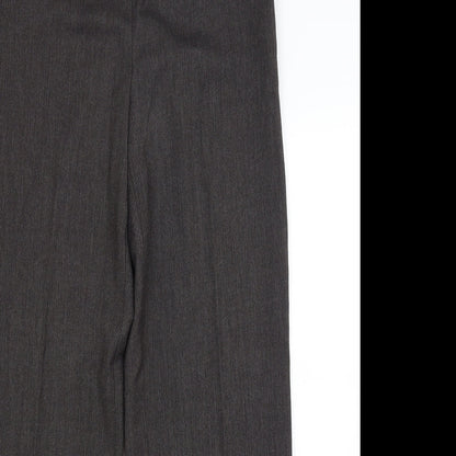 Womens UK Size 12 M&S Regular Fit Dress Pants Grey Trousers