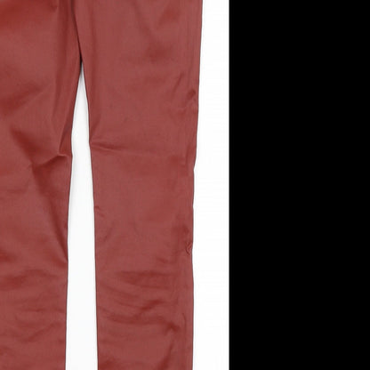 Womens UK Size 12 Limited Collection Regular Fit  Red Trousers