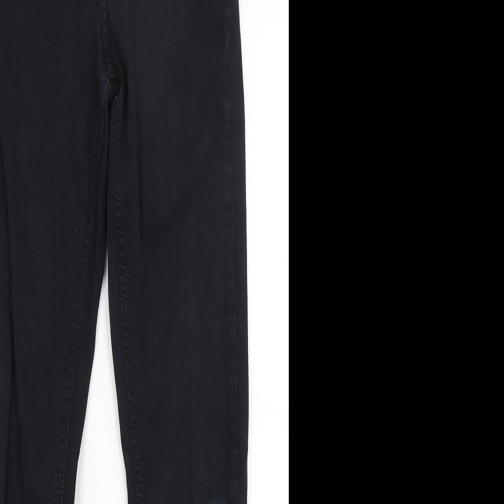 Topshop Womens Black   Skinny Jeans Size 25 in L27 in