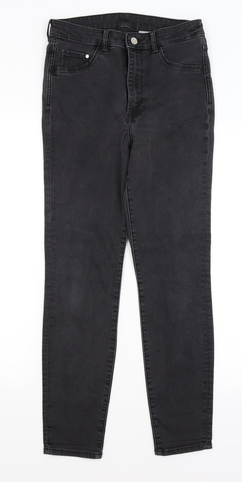 Womens UK Size 28 in H&M Regular Fit Jegging Black Jeans