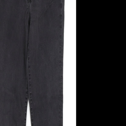 Womens UK Size 28 in H&M Regular Fit Jegging Black Jeans