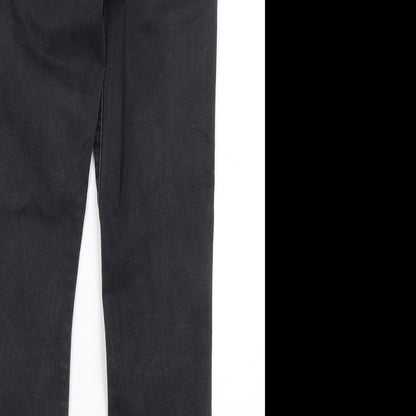 Womens UK Size 28 in H&M Regular Fit Jegging Black Jeans