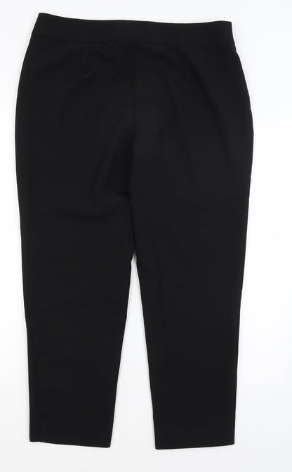 George Womens Black   Trousers  Size 14 L26 in