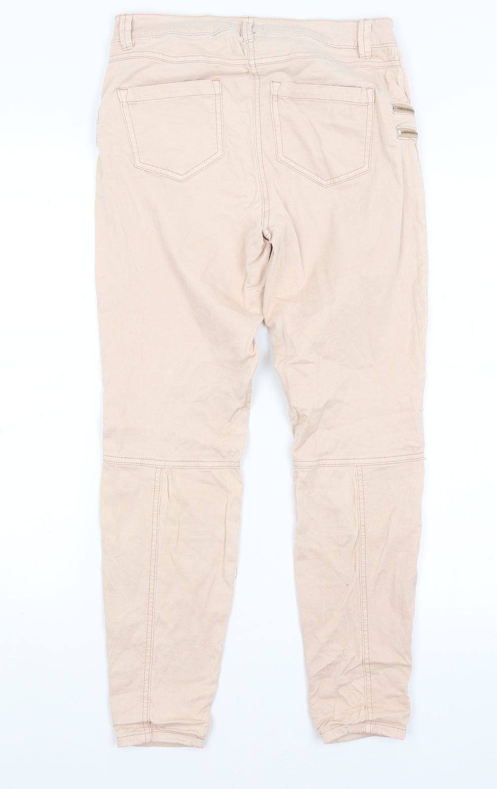 Womens UK Size 8 Papaya Regular Fit  Pink Trousers