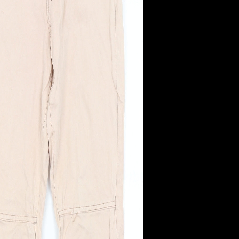 Womens UK Size 8 Papaya Regular Fit  Pink Trousers