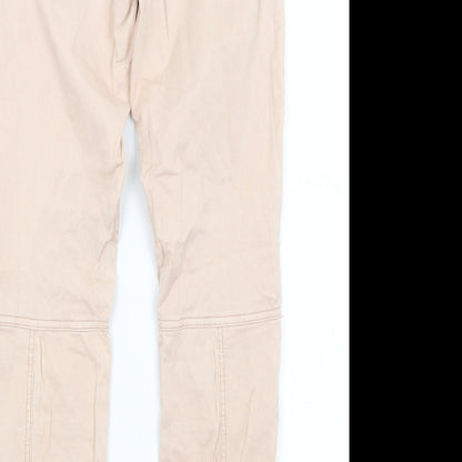 Womens UK Size 8 Papaya Regular Fit  Pink Trousers