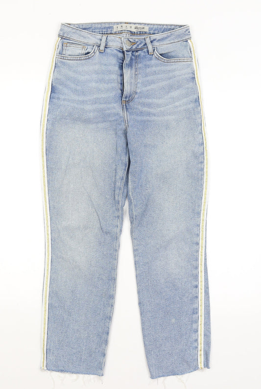 Denim Co Womens Blue   Straight Jeans Size 8 L25.5 in