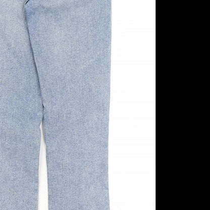 Denim Co Womens Blue   Straight Jeans Size 8 L25.5 in