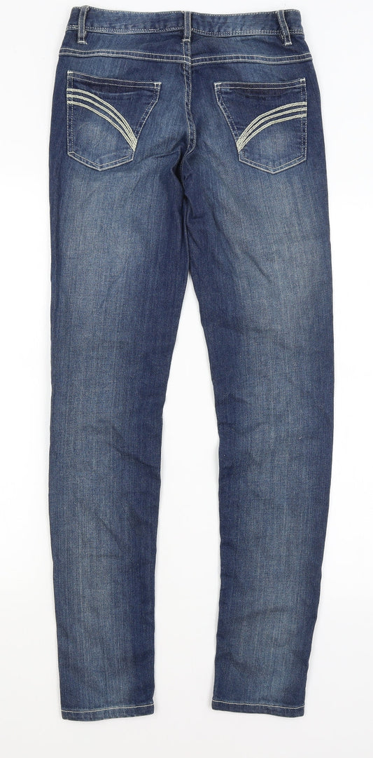 Preworn Girls Blue   Skinny Jeans Size 14 Years