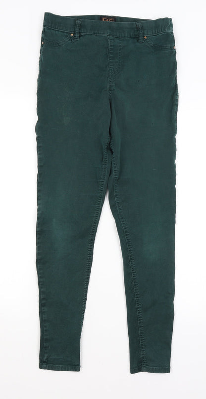 F&F Womens Green   Jegging Jeans Size 12 L28 in