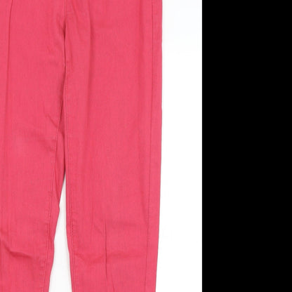Denim Co Womens Pink   Jegging Jeans Size 12 L30 in