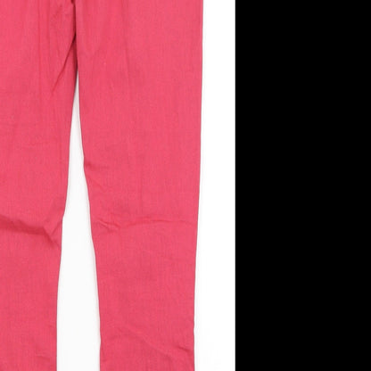 Denim Co Womens Pink   Jegging Jeans Size 12 L30 in