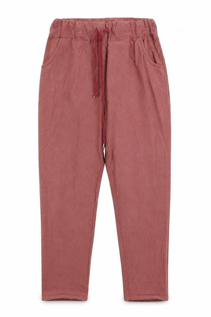 Womens UK Size 10 Preworn Regular Fit  Red Trousers