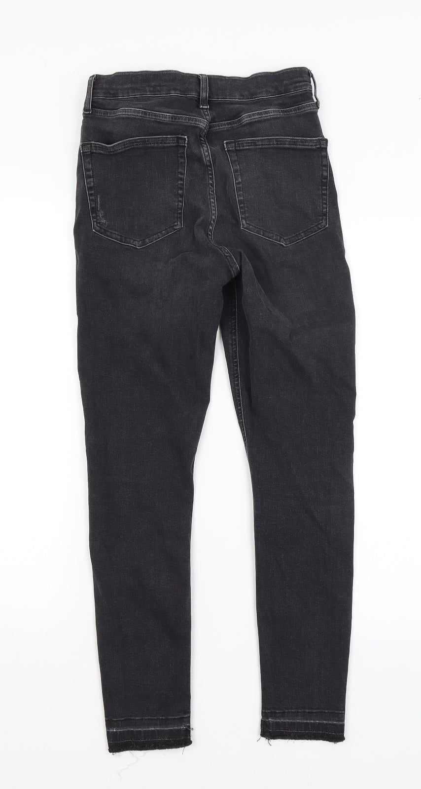 Topshop Womens Black   Skinny Jeans Size 28 in L26 in