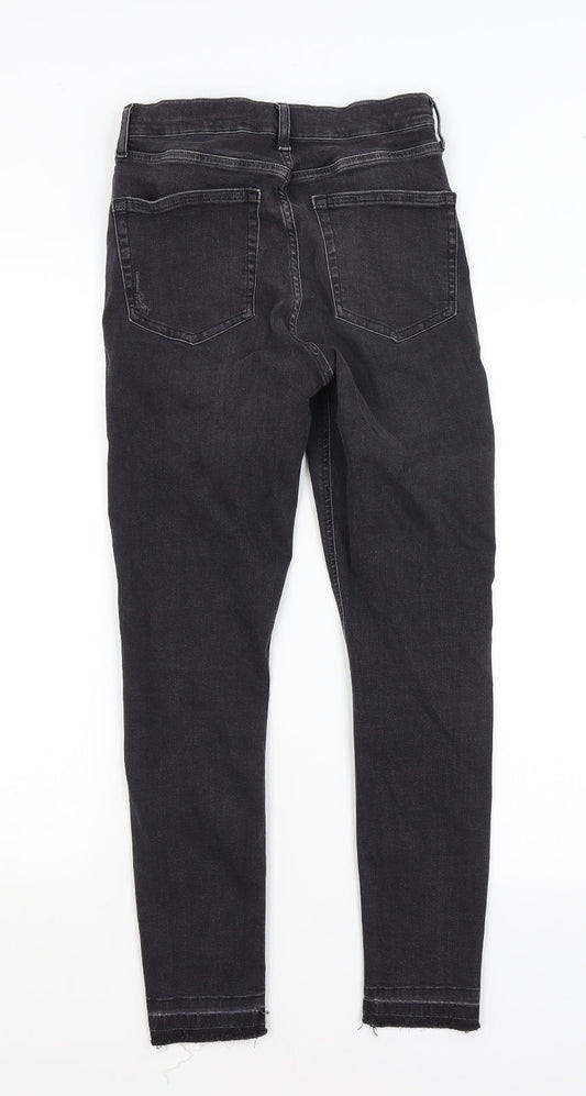 Topshop Womens Black   Skinny Jeans Size 28 in L26 in