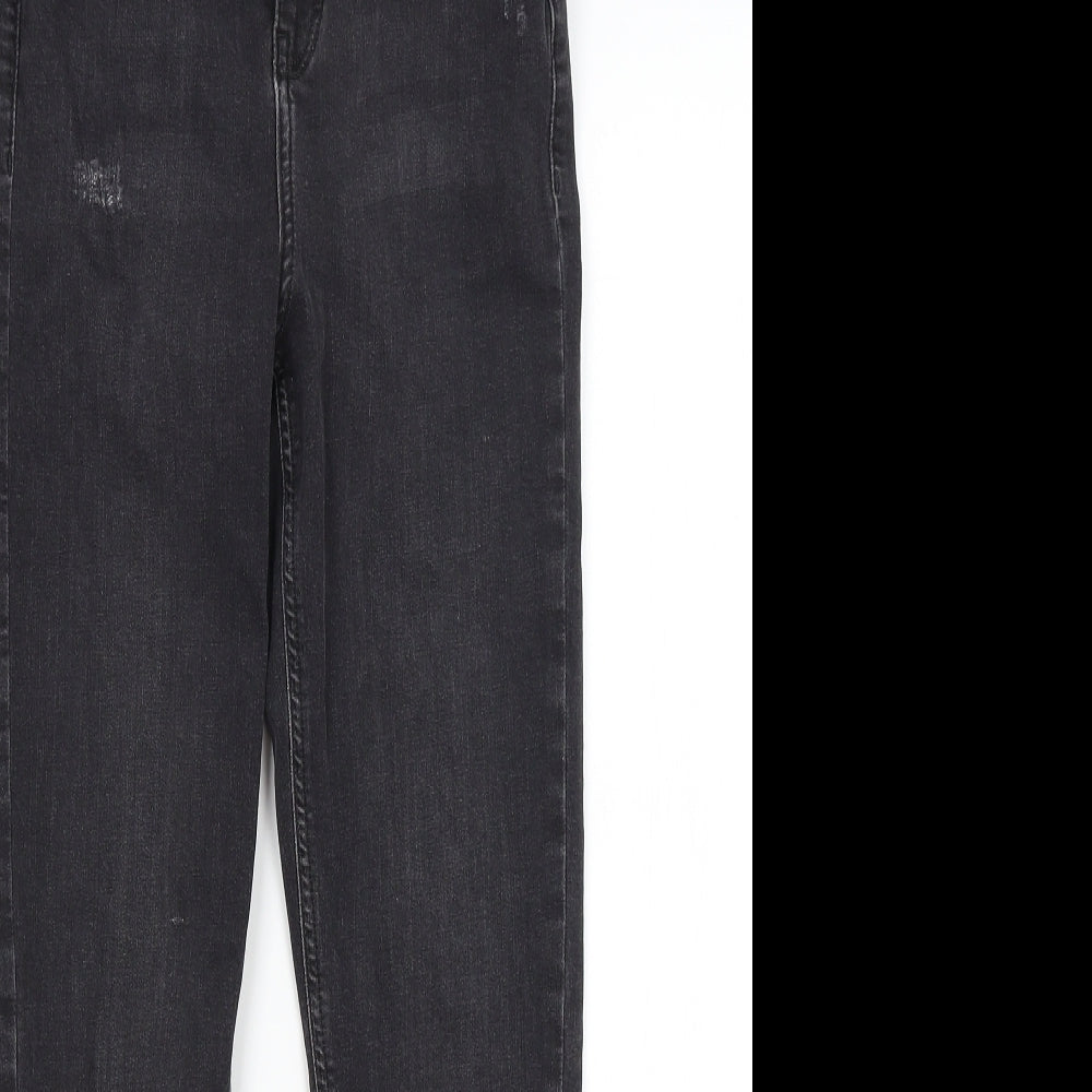 Topshop Womens Black   Skinny Jeans Size 28 in L26 in