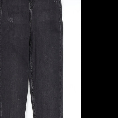 Topshop Womens Black   Skinny Jeans Size 28 in L26 in