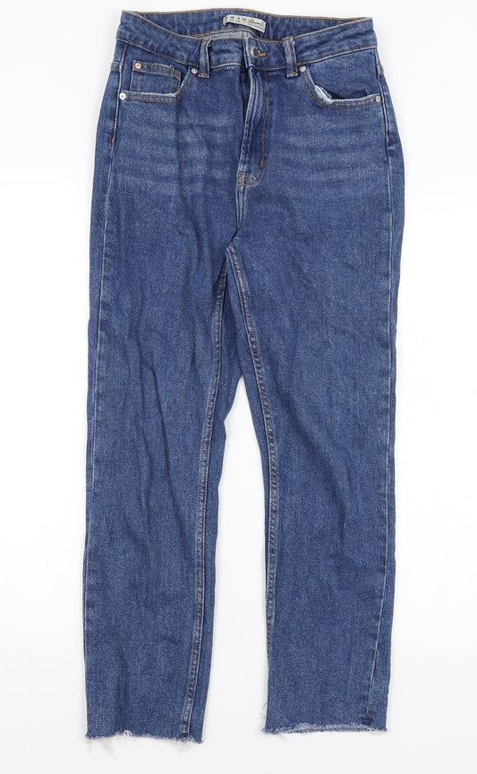 Denim Co Womens Blue   Straight Jeans Size 10 L25.5 in