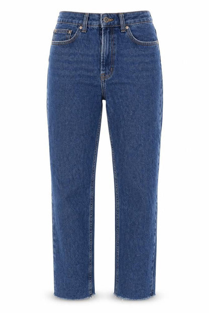 Womens UK Size 10 Denim Co Regular Fit Straight Blue Jeans