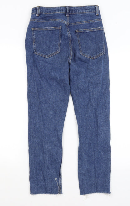 Denim Co Womens Blue   Straight Jeans Size 10 L25.5 in