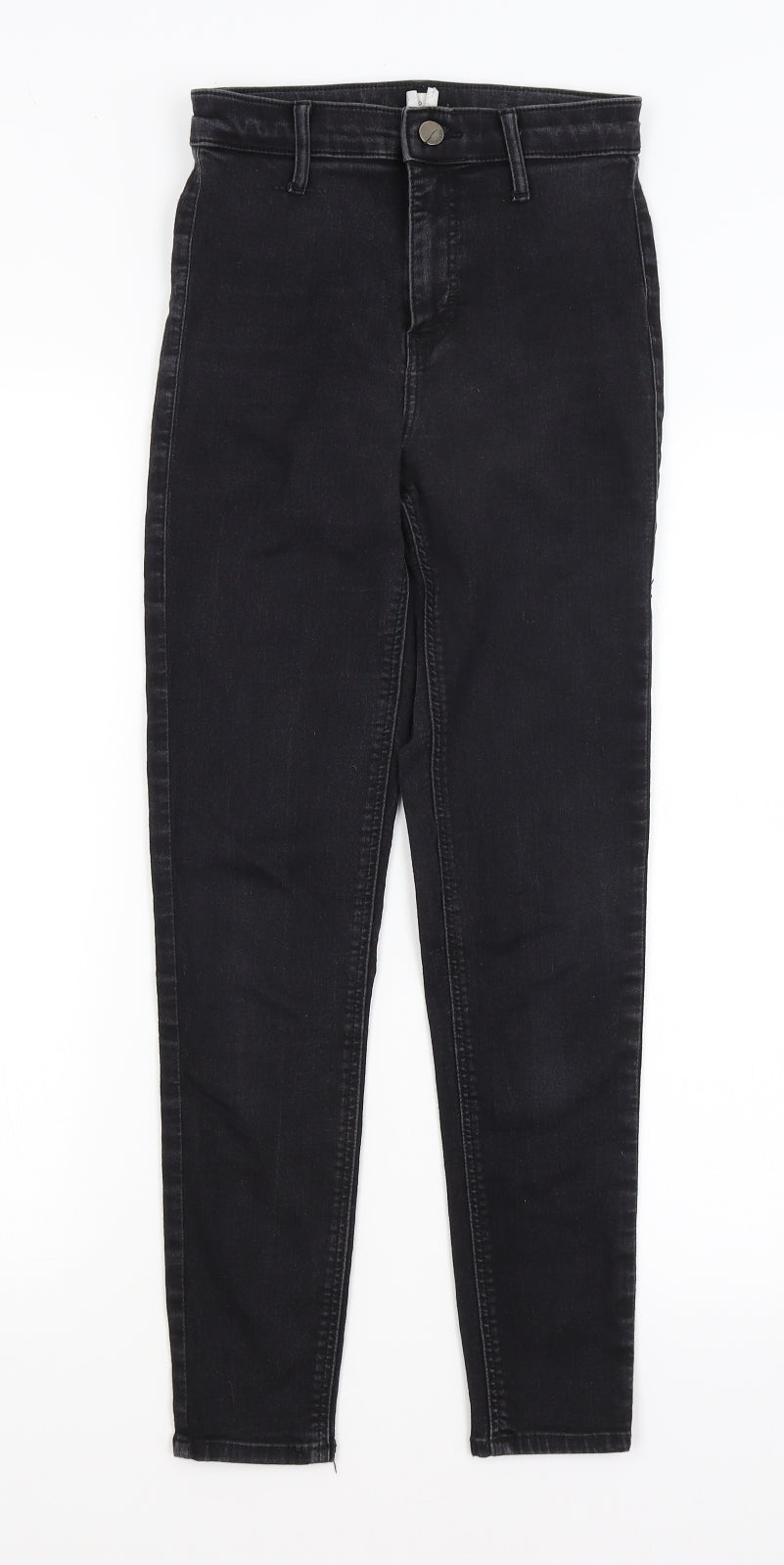 Topshop Womens Black   Skinny Jeans Size 26 in L26 in