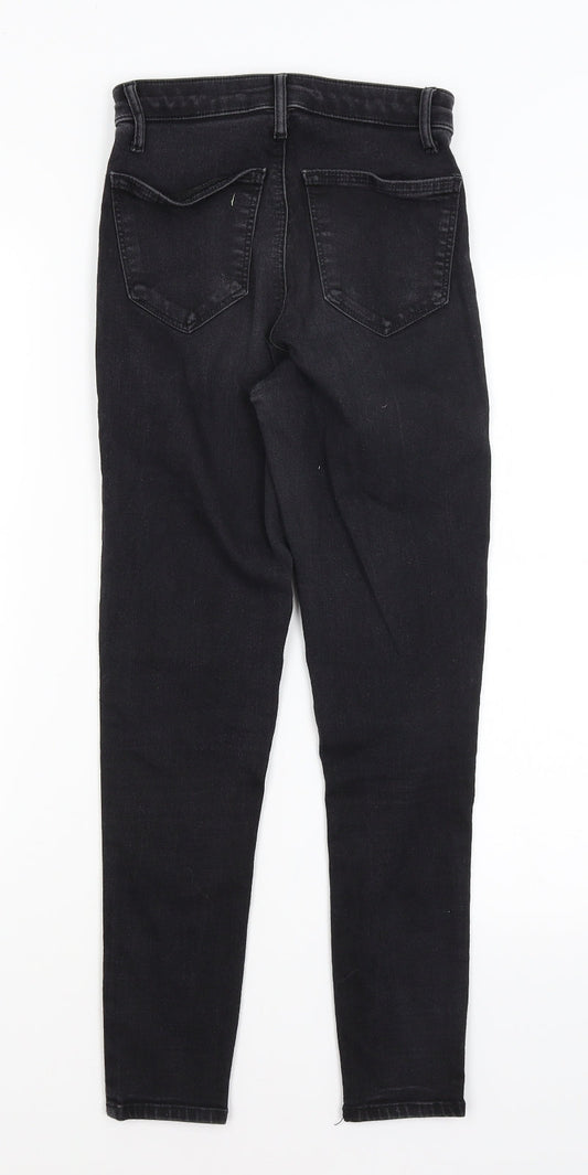 Topshop Womens Black   Skinny Jeans Size 26 in L26 in