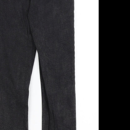 Denim Co Womens Black   Straight Jeans Size 6 L25 in