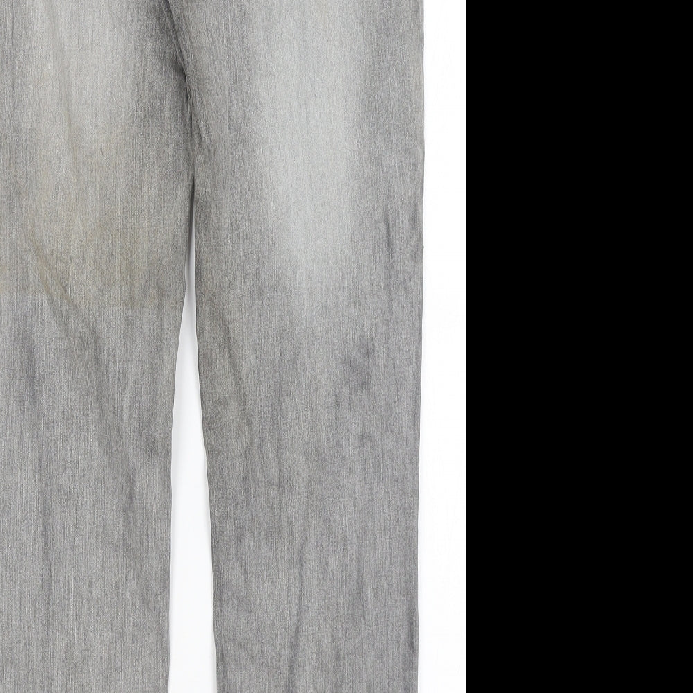 Cherokee Womens Grey   Straight Jeans Size 16 L31 in