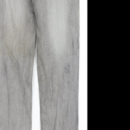 Cherokee Womens Grey   Straight Jeans Size 16 L31 in