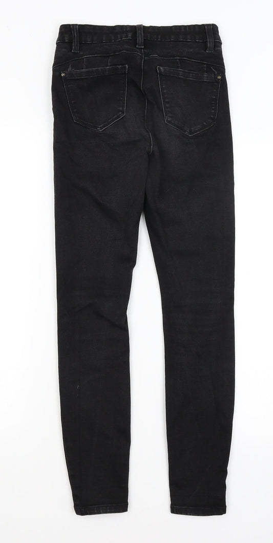 Denim Co Womens Black   Skinny Jeans Size 8 L27 in