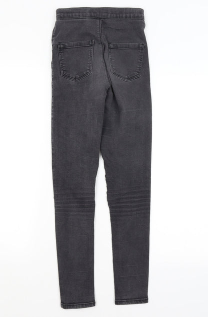 Topshop Womens Grey   Skinny Jeans Size 25 in L25.5 in