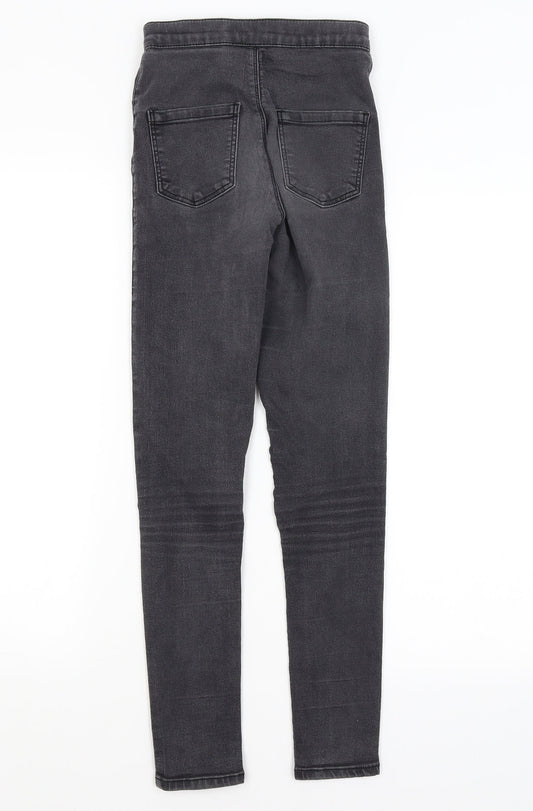 Topshop Womens Grey   Skinny Jeans Size 25 in L25.5 in