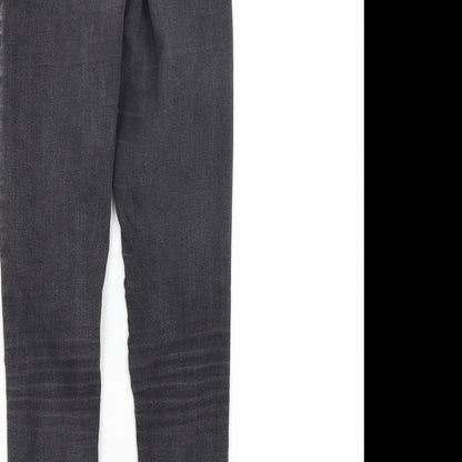 Topshop Womens Grey   Skinny Jeans Size 25 in L25.5 in