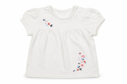 Little Nutmeg Baby White   Basic T-Shirt Size 12-18 Months