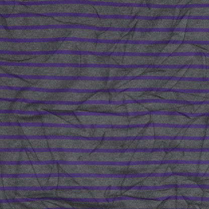 Cedar Wood State Mens Grey Striped  Pullover Jumper Size L