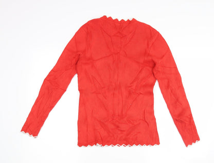 Womens UK Size 14 Matalan Red Pullover Jumper