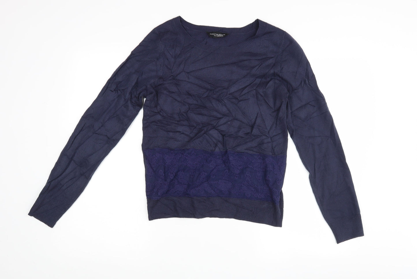 Womens UK Size 10 Dorothy Perkins Blue Pullover Jumper