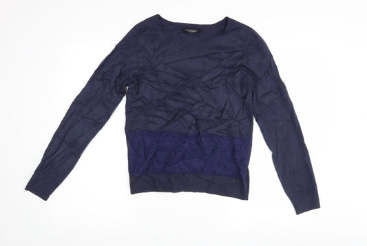 Womens UK Size 10 Dorothy Perkins Blue Pullover Jumper