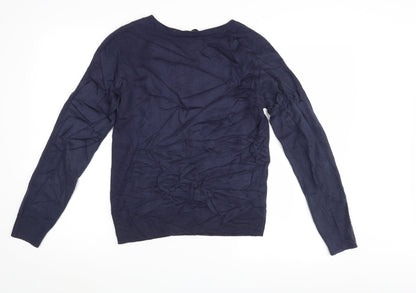 Womens UK Size 10 Dorothy Perkins Blue Pullover Jumper