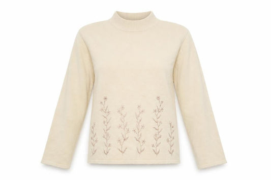 Bonmarché Womens Beige Pullover Jumper Size M