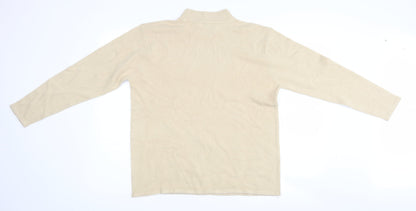Womens UK Size M Bonmarché Beige Pullover Jumper