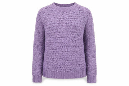 Womens UK Size 8 very Purple Henley Jumper