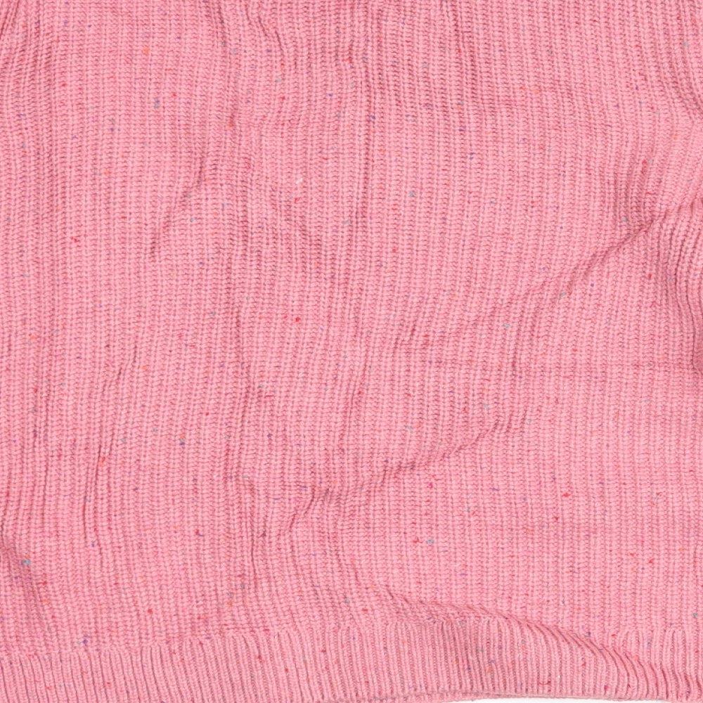 Womens UK Size M Marks and Spencer Pink Pullover Jumper