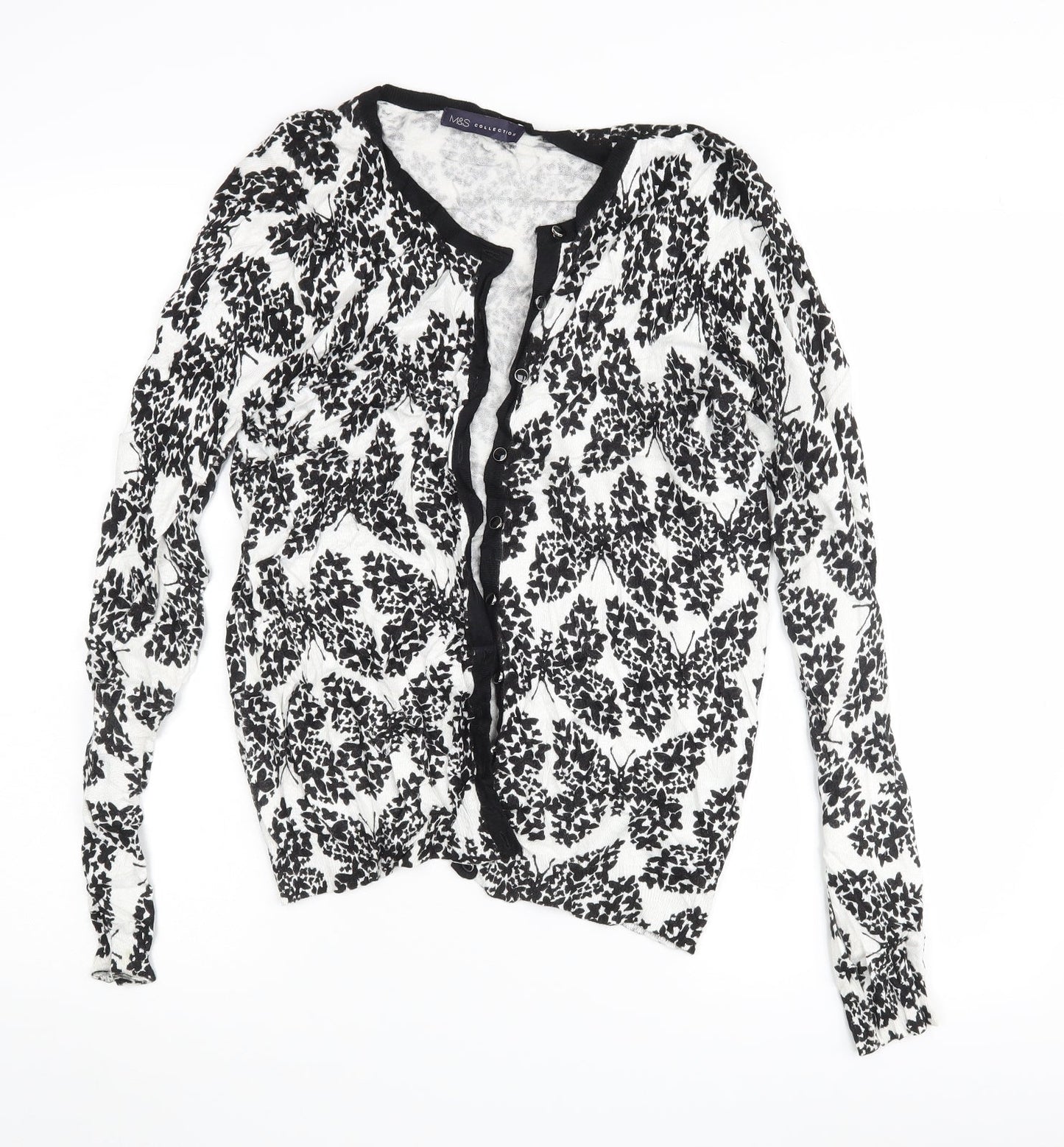 Womens UK Size 14 Marks and Spencer Ivory Cardigan Jumper