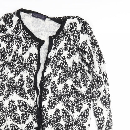 Womens UK Size 14 Marks and Spencer Ivory Cardigan Jumper