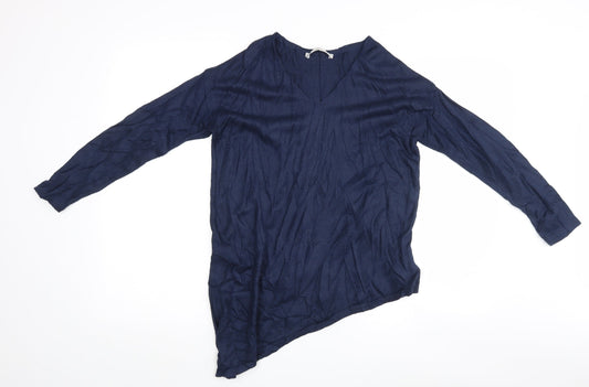George Womens Blue   Basic Blouse Size 8
