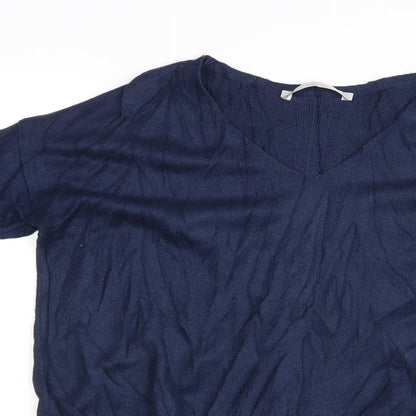 George Womens Blue   Basic Blouse Size 8